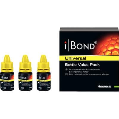 Kulzer iBOND Universal Light-Curing Adhesive, Bottle Value Pack, 3 x 4 mL, 66061412 thumbnail 24