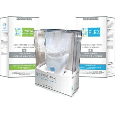 Spa Dent Rechargeable Blue and Red LED Whitening Pod™ with Naturals Hygiene Brightening™ & Flex™ Kit - Rechargeable Blue and Red LED Whitening Pod™ with Naturals Hygiene Brightening™ & Flex™ Kit - Rechargeable Blue and Red LED Whitening Pod™ with Naturals Hygiene Brightening™ & Flex™ Kit - Image 1
