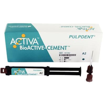 Activa BioActive Cement Single Pack, A2 Opaque, 5 mL/7 g Syringe with 20 Automix Tips, VC1A2 thumbnail 22