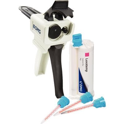 Luxatemp Automix Plus Temporary Crown & Bridge Material, Intro Kit, Shade A2, 76 g Cartridge, 15 Automix Tips, Type 50 Gun, 1 Kit, 110400 thumbnail 14