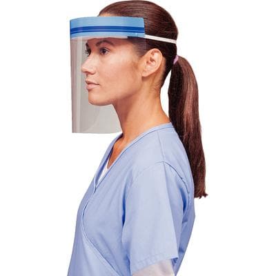 Crosstex Full-Length 9" Clear Face Shield with Elastic Headband, Anti-Fog, 72/Box, GCSS9B thumbnail 8