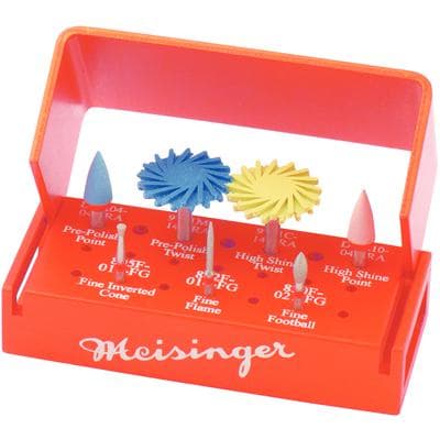 Meisinger Twist Polisher Intraoral Kit for Zirconia, 1.4MM, GC04 thumbnail 9