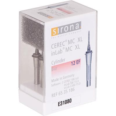 CEREC All-In-One Cylinder Pointed Bur 12 EF, 12 mm, 6/Pkg thumbnail 9