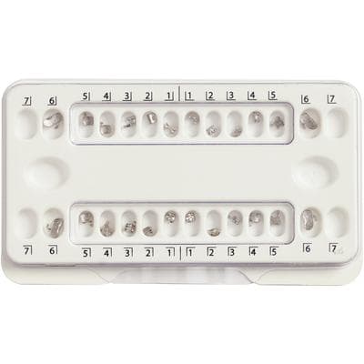 Patterson® A Roth Metal Twin Brackets Patient Kit, .022 Slot, 6x6 with Hooks on 3, 4, 5, 6, 5 Patient Kit - Patterson® A Roth Metal Twin Brackets Patient Kits – .022, 6 x 6 with Hooks on 3, 4, 5, 6 - 5 Patient Kit - Image 1