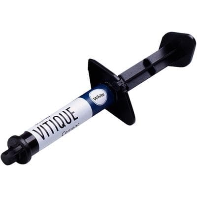 Vitique Resin Cement Base Refill, Shade White, 6 g Syringe with 10 Veneer Tips, 213044 thumbnail 8