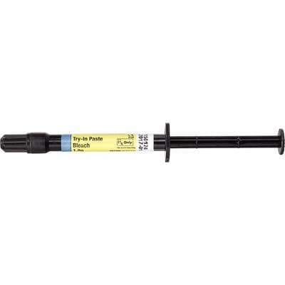 Calibra Veneer Esthetic Resin Cement Try-In Paste, Bleach Shade, 1.8 g Syringe, 2/Pkg, 607306 thumbnail 13