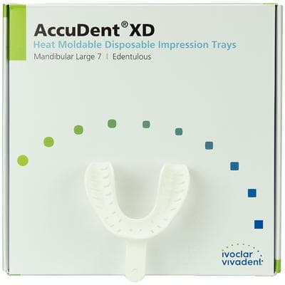 AccuDent XD Edentulous Tray #7 Lower Large, Disposable, 12/Pack, 673710 thumbnail 10