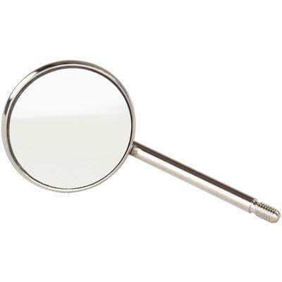 Patterson® Premium Mouth Mirrors, Size 4, Simple Stem, Rhodium Coated, Stainless Steel, 12/Pkg, 088-6796 thumbnail 4