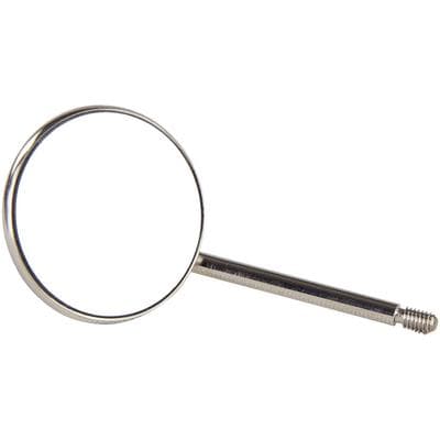 Patterson® Premium Mouth Mirrors, Size 5, Simple Stem, Rhodium Coating, Stainless Steel, 12/Pkg, 088-6812 thumbnail 4