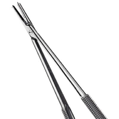 Hu-Friedy Perma Sharp Needle Holder Castroviejo 7" Straight, Round Handle, Tungsten Carbide Beak, NH5024 thumbnail 11