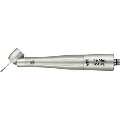 Ti-Max X450L High Speed Air Handpiece, 45° Angle, Optic, Push-Button Autochuck, Triple Spray, NSK Backend, X450L thumbnail 5