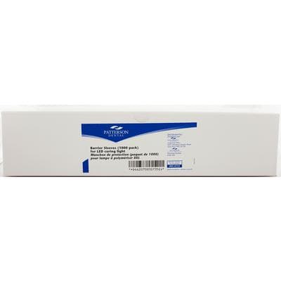 Patterson® LED Light Barrier Sleeves for SDI Radii or Patterson Original LED Curing Lights, Latex-Free, 1000/Pkg - Patterson® LED Light Barrier Sleeves – SDI Radii or Patterson Original LED, 1000/Pkg - Patterson® LED Light Barrier Sleeves – SDI Radii or Patterson Original LED, 1000/Pkg - Image 1