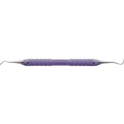 Hu-Friedy EverEdge 2.0 Nevi 1/H5 Anterior Sickle Scaler, Double End, Resin 8 Colors Handle (Purple), SNEV1/H5C8E2 thumbnail 7