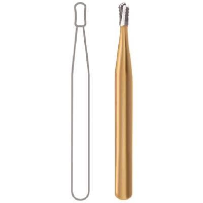 Midwest® #1931 FG Carbide Bur, Pear Fissure Crosscut, 1.0 mm Diameter, 1.6 mm Length, 100/Bag, 386559 thumbnail 9