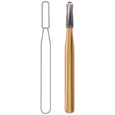 Midwest® #1958 FG Carbide Bur, Straight Dome End Fissure Crosscut, Fine, 1.2 mm Diameter, 3.7 mm Length, 100/Bag, 386558 thumbnail 9