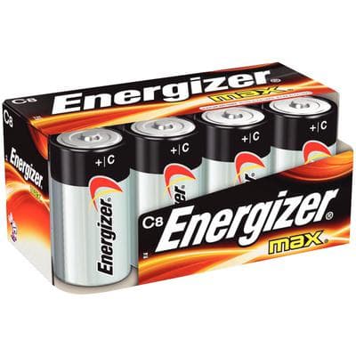 Energizer Max Alkaline C Batteries, 8-Pack, E93FP8 thumbnail 2