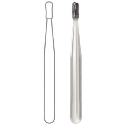 Midwest Operative Carbide Bur #331, Pear Round End, Friction Grip, 1.0 mm Diameter, 1.6 mm Length, 6 Flutes, 100/Bag, 386262 thumbnail 10