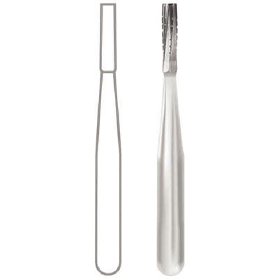 Midwest® Operative Carbide Bur #556, FGSS, 6 Flute, Straight Fissure, Flat End, Crosscut, 0.9 mm Diameter, 3.2 mm Length, 100/Bag, 386426 thumbnail 9