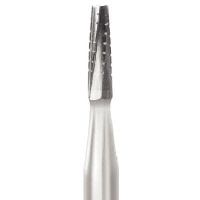 Midwest Operative Carbide Bur #701, Tapered Fissure, Flat End, Crosscut, FG Short Shank, 1.2 mm Diameter, 3.7 mm Length, 100/Bag, 386433 thumbnail 8