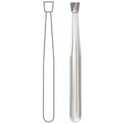 Midwest Operative Carbide Bur #37, Inverted Cone, Flat End, Friction Grip, 1.2 mm Diameter, 6 Flutes, 100/Bag, 386213 thumbnail 9