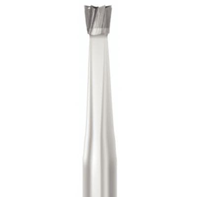 Midwest Operative Carbide Bur #37, Inverted Cone, Flat End, Friction Grip, 1.2 mm Diameter, 6 Flutes, 100/Bag, 386213 thumbnail 10
