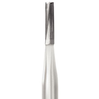 Midwest Operative Carbide Bur #57 FGSS, Straight Fissure, Flat End, Friction Grip, Short Shank, 1.0 mm Diameter, 3.7 mm Length, 100/Bag, 386417 thumbnail 10