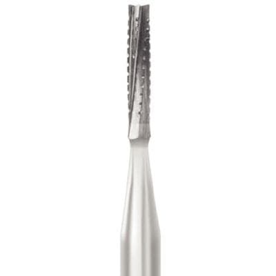 Midwest Operative Carbide Bur #557-L, FG, Straight Fissure, Flat End Crosscut, 6 Flutes, 1.0 mm Diameter, 4.9 mm Length, 100/Bag, 386291 thumbnail 10