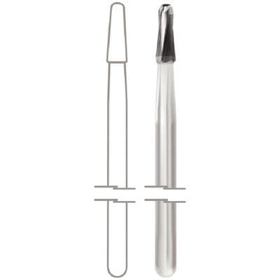 Midwest® Operative Carbide Bur #1172, HP, Tapered Fissure Dome End, 1.6 mm Diameter, 4.1 mm Length, 100/Bag thumbnail 8