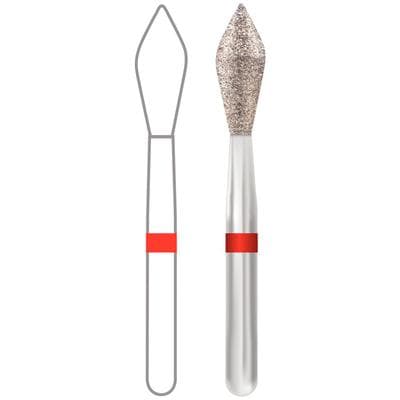 Midwest Multi-Use Diamond Bur FG 368-023F, Fine Grit, Football Shape, 5/Pack thumbnail 7