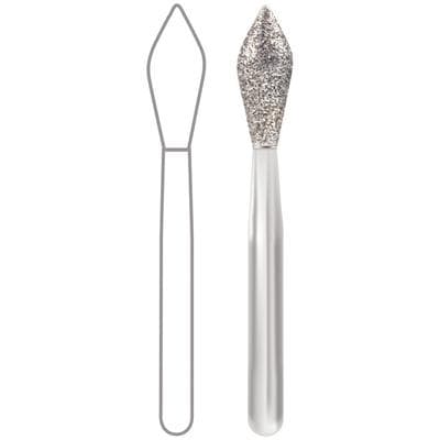 Midwest® Multi-Use Diamond Bur FG #368-023M, Medium Grit, Football Shape, 2.3 mm Diameter, 5.2 mm Length, 5/Pkg thumbnail 6