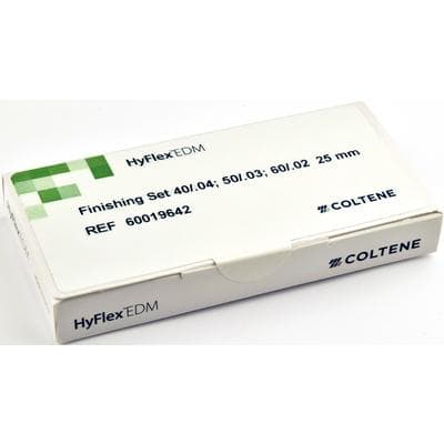 HyFlex EDM Finishing Set, NiTi Rotary Files 40/.04, 50/.03, 60/.02, 25mm, 3/Pkg, 60019642 thumbnail 11