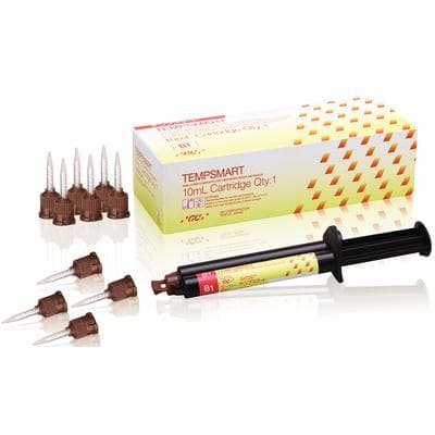 GC America TempSmart Temporary Crown & Bridge Material, 10 mL Cartridge Syringe, Shade B1, 009401 thumbnail 11