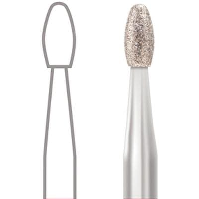 Midwest® Multi-Use Diamond Bur FG #379-016F, Fine Grit, Esthetic Trimming Egg/Football Shape, 1.6 mm Diameter, 3.4 mm Length, 5/Pkg thumbnail 7