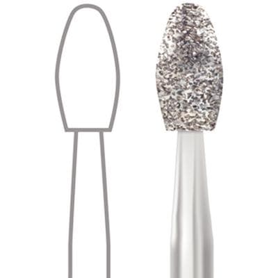 Midwest® Multi-Use Diamond Bur FG #379-023M, Medium Grit, Esthetic Trimming Egg (Football), 2.3 mm Diameter, 4.3 mm Length, Friction Grip, 5/Pkg thumbnail 9