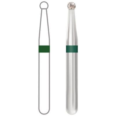 Midwest Multi-Use Diamond Bur 801-014C, FG Round, Coarse Grit, 1.4 mm Diameter, 5/Pk, 471020 thumbnail 8