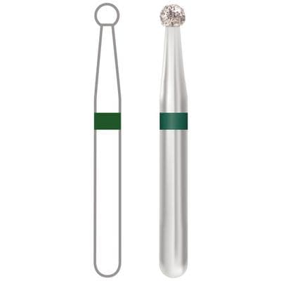 Midwest Multi-Use Diamond Bur 801-016C, FG Round, Coarse Grit, 1.6 mm Diameter, 5/Pk, 471021 thumbnail 8