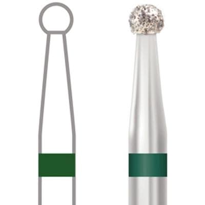 Midwest Multi-Use Diamond Bur 801-016C, FG Round, Coarse Grit, 1.6 mm Diameter, 5/Pk, 471021 thumbnail 9