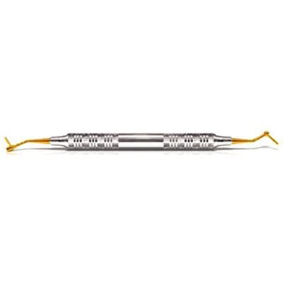 Dr. Mopper XP Super Plugger, Small/Medium, Posterior, Double-Ended, Stainless Steel, 1/4" Standard Handle, Titanium Nitride, 1/Pk, AEC/PMSPSMTN thumbnail 14