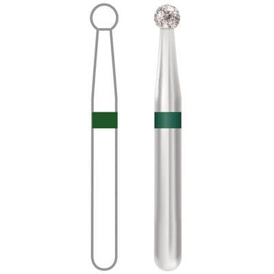 Midwest Multi-Use Diamond Bur #801-018C, FG Round, Coarse Grit, 1.8 mm Diameter, 1.8 mm Length, 5/Pk, 471022 thumbnail 9