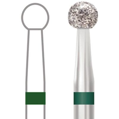 Midwest® Multi-Use Diamond Bur FG #801/023, Coarse Grit, Round Head, 2.3 mm Diameter, Friction Grip, 5/Pkg, 471023 thumbnail 10