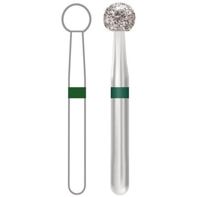 Midwest® Multi-Use Diamond Bur FG #801-029C, Coarse, Round, Friction Grip, 2.9 mm Diameter, 2.9 mm Length, 5/Pkg, 471024 thumbnail 8