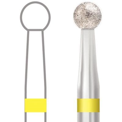 Midwest Multi-Use Diamond Bur, FG #801-023EF, Extra Fine Grit, Round Head, 2.3 mm Diameter, 2.3 mm Length, Friction Grip, 5/Pkg thumbnail 9
