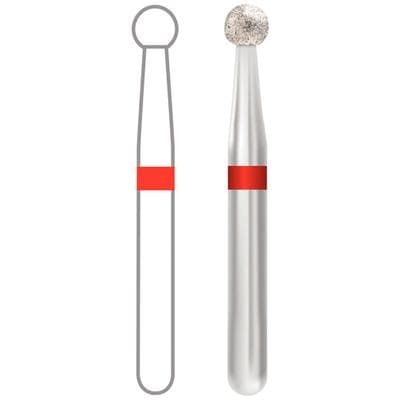 Midwest Multi-Use Diamond Bur FG 801-021F, Fine Grit, Round, Friction Grip, 2.1mm Diameter, 2.1mm Length, 5/Pk, 471004 thumbnail 8