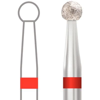 Midwest Multi-Use Diamond Bur FG 801-021F, Fine Grit, Round, Friction Grip, 2.1mm Diameter, 2.1mm Length, 5/Pk, 471004 thumbnail 9
