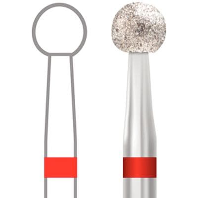 Midwest Multi-Use Diamond Bur, FG #801-029F, Fine Grit, Round, 2.9 mm Diameter, 2.9 mm Length, Friction Grip, 5/Pkg thumbnail 9