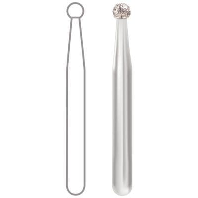 Midwest Multi-Use Diamond Bur 801-016M, FG Round, Medium Grit, 1.6 mm Diameter, 1.6 mm Length, 5/Pk thumbnail 8