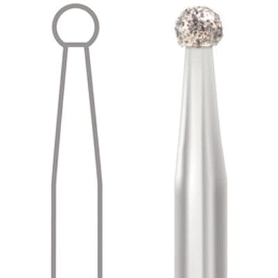 Midwest Multi-Use Diamond Bur 801-016M, FG Round, Medium Grit, 1.6 mm Diameter, 1.6 mm Length, 5/Pk thumbnail 9