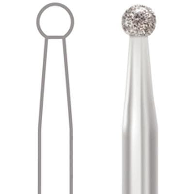 Midwest Multi-Use Diamond Bur FG 801-021M, Medium Grit, Round, 2.1 mm Diameter, 2.1 mm Length, Friction Grip, 5/Pkg, 471510 thumbnail 9
