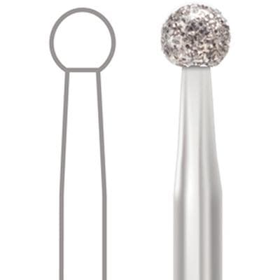 Midwest® Multi-Use Diamond Bur FG #801/023, Medium Grit, Round, Friction Grip, 2.3 mm Diameter, 2.3 mm Length, 5/Pkg thumbnail 7