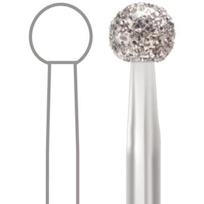 Midwest Multi-Use Diamond Bur, FG Round, Medium Grit, #801/035, 3.5mm Diameter, 3.5mm Length, 5/Pk thumbnail 9